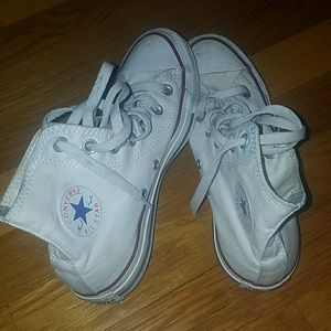 white converse high tops